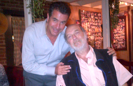 Roberto Besquin and Scott Morgan in October 2012 before going to goa.